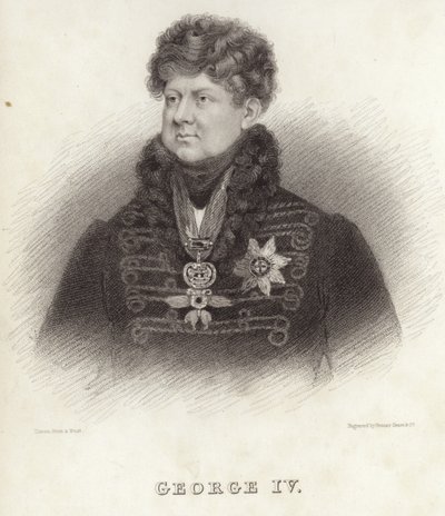 Rei George IV da Grã-Bretanha e Irlanda de English School