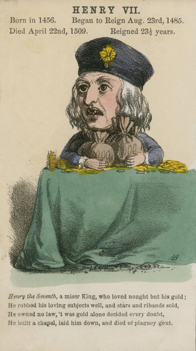Rei Henrique VII (aquatinta) de English School