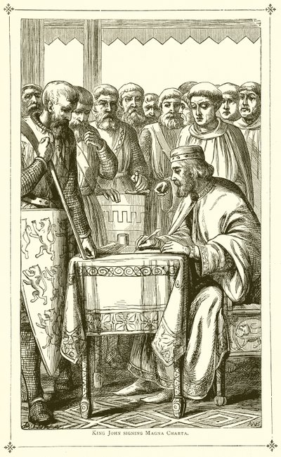 Rei John Assinando Magna Charta de English School