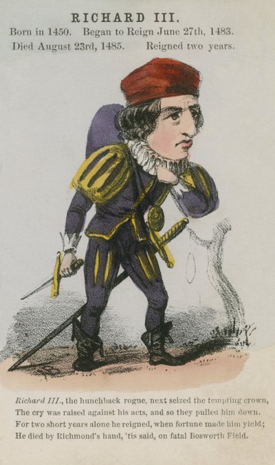 Rei Ricardo III (aquatinta) de English School