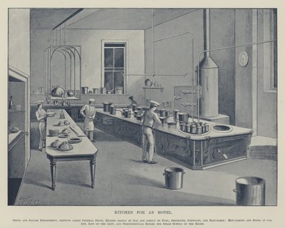 Cozinha para um hotel de English School