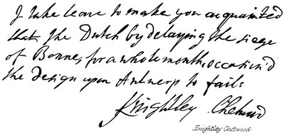 Knightley Chetwood de English School
