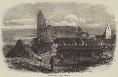 Castelo de Koldinghus, Dinamarca (gravura) de English School