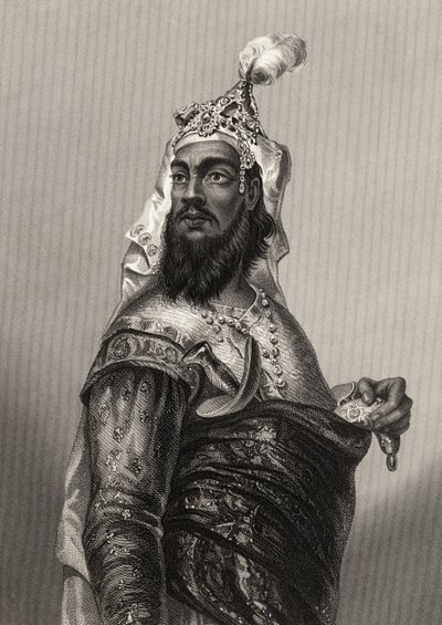 Kooer Singh, de "A História do Motim Indiano", publicado em 1858 de English School