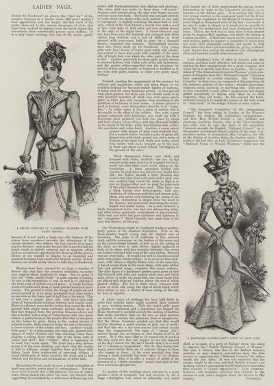 Página de Senhoras (litho) de English School
