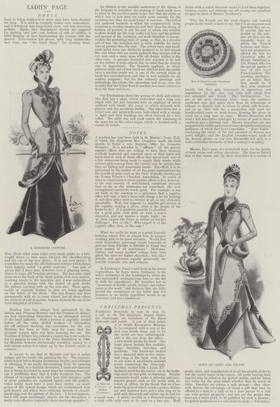 Página de Senhoras (litho) de English School