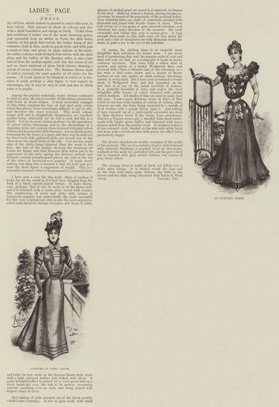 Página de Senhoras (litho) de English School
