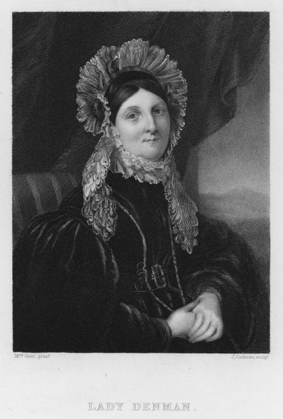 Lady Denman (gravura) de English School