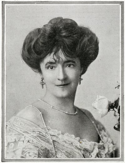 Lady Duff Gordon, detalhe de Passageiros no RMS Titanic, de 
