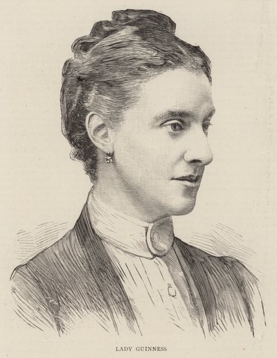 Lady Guinness (gravura) de English School