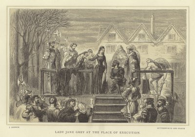 Lady Jane Gray no local da execução de English School