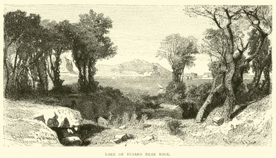 Lago de Fusaro perto de Baiae de English School