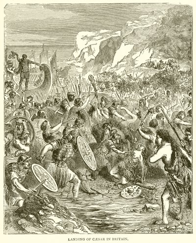 Desembarque de César na Grã-Bretanha de English School