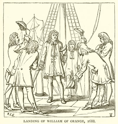Desembarque de Guilherme de Orange, 1688 de English School
