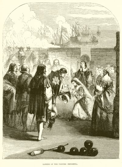 Aterrissagem da Princesa Henrietta de English School