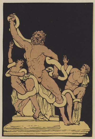 Laocoon (cor litho) de English School