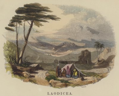 Laodicea (gravura colorida) de English School