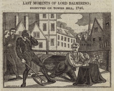 Últimos Momentos do Senhor Balmerino; executado na Colina da Torre de English School