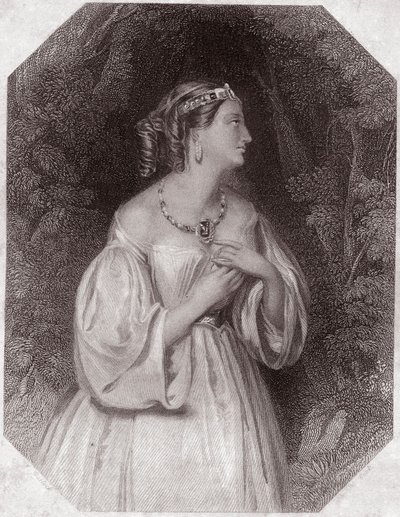 Lavinia, filha de Titus, noiva de Bassianus (Titus Andronicus ou La Tres Lamentable Roman Tragedie de Titus Andronicus) em - "Shakespeare