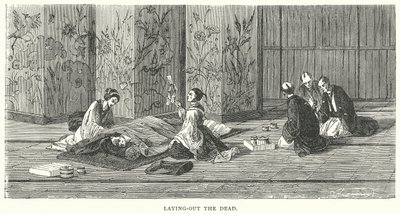 Deitar os mortos (gravura) de English School