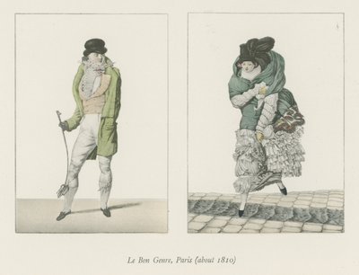 O bom gênero, Paris (cerca de 1810) de English School