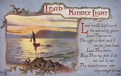 Lead Kindly Light (litografia a cores) de English School