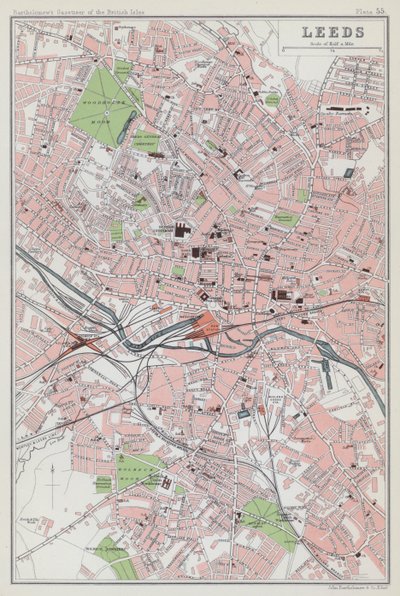 Leeds (litografia a cores) de English School