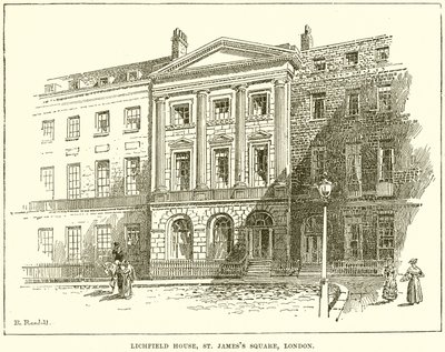 Casa de Lichfield, St. Jamess Square, Londres de English School