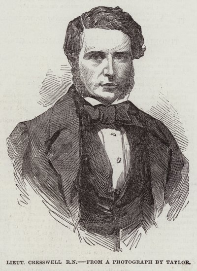 Tenente Cresswell, RN (gravura) de English School