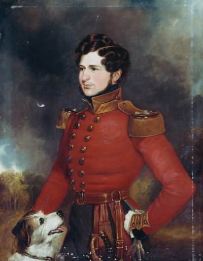 Tenente Edward Hope Smith Bowdich (1822-82) c.1840 de English School