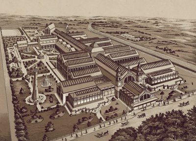 Liverpool: Exposição de carregadores 1886 (litografia) de English School