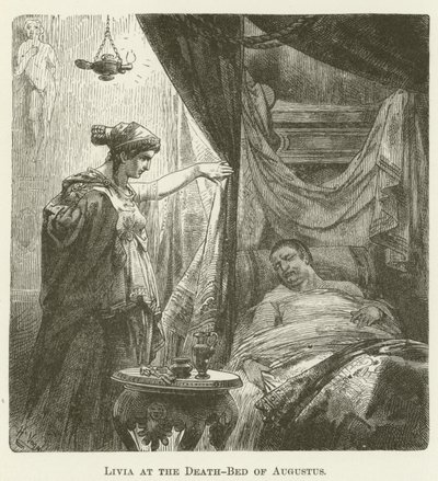 Lívia no leito de morte de Augusto de English School
