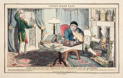 Living Made Easy, impresso por J. Netherclift, publicado em Londres por Thomas McLean de English School