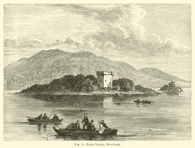 Loch Leven, na Escócia de English School