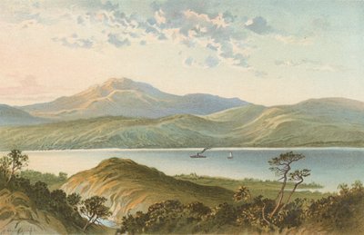 Loch Ness, de cima da queda dos foyers de English School