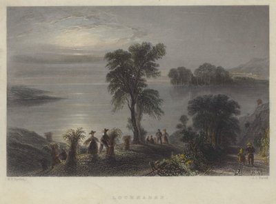 Lochmaben, Escócia (gravação a cores) de English School