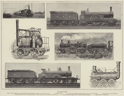 Locomotivas (gravura) de English School