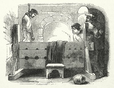 Lollards: Assassinato de Richard Hunne (gravura) de English School