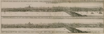 Londres, antes e depois do Grande Incêndio de English School