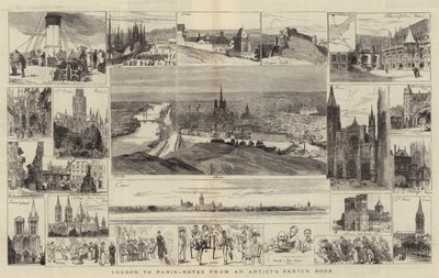 Londres a Paris, Notas de um Livro de Esboços do Artista (gravação) de English School