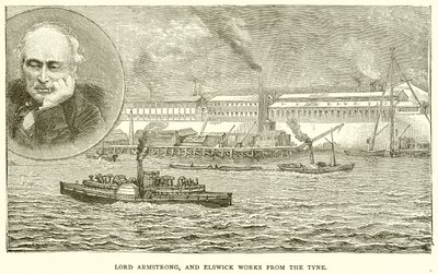 Lord Armstrong e Elswick Works da Tyne de English School