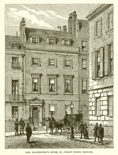 Lord Beaconsfields House, 19, Rua Curzon, Mayfair de English School