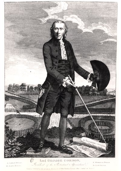 Senhor George Gordon (1752-93) 1780 de English School
