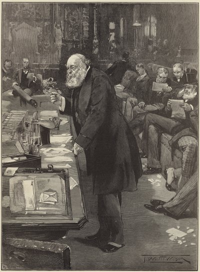 Lord Salisbury sobre o projeto de conselhos paroquiais na Câmara dos Lordes de English School
