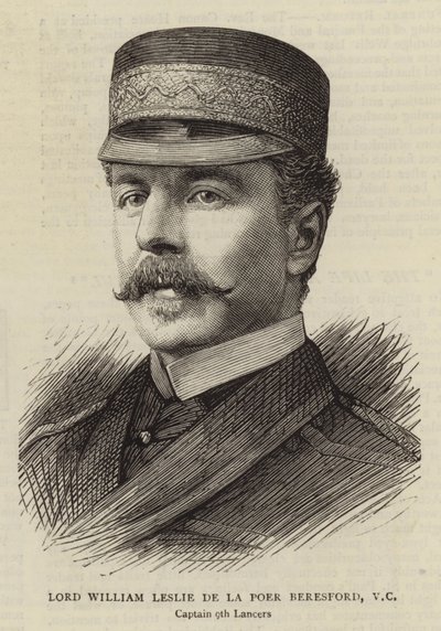 Lord William Leslie de la Poer Beresford, BC (gravura) de English School