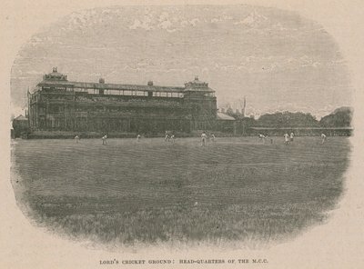 Lords Cricket Ground, sede do MCC de English School