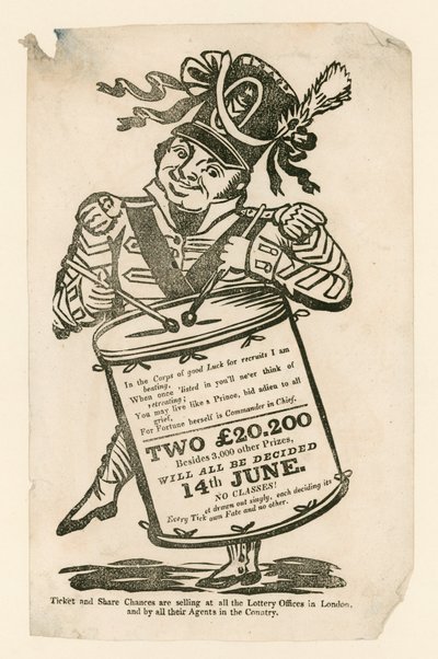 Anúncio de loteria de English School