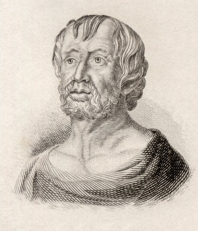 Lucius Annaeus Seneca, do &39;Crabbes Historical Dictionary&39;, publicado em 1825 de English School