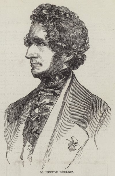M Hector Berlioz (gravura) de English School