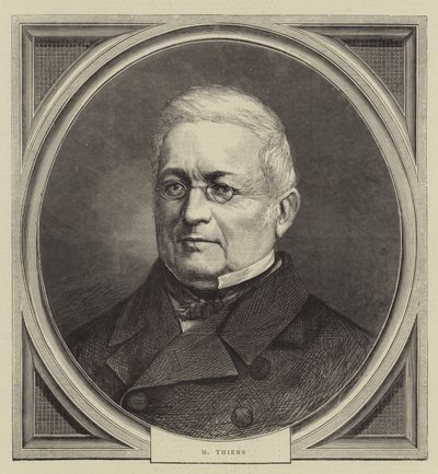 M Thiers (gravura) de English School